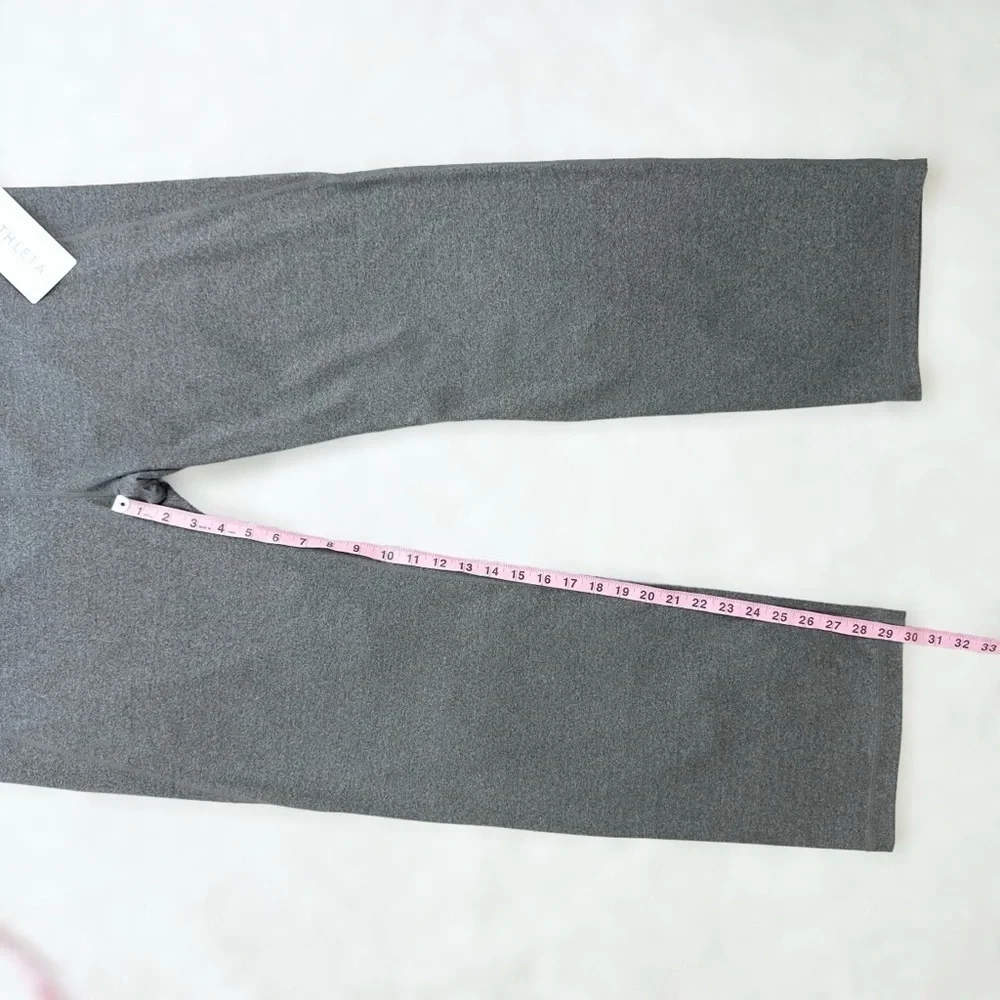 NWT gray Athleta Powervita Straight Leg Pant activewear athleisure yoga 2X plus